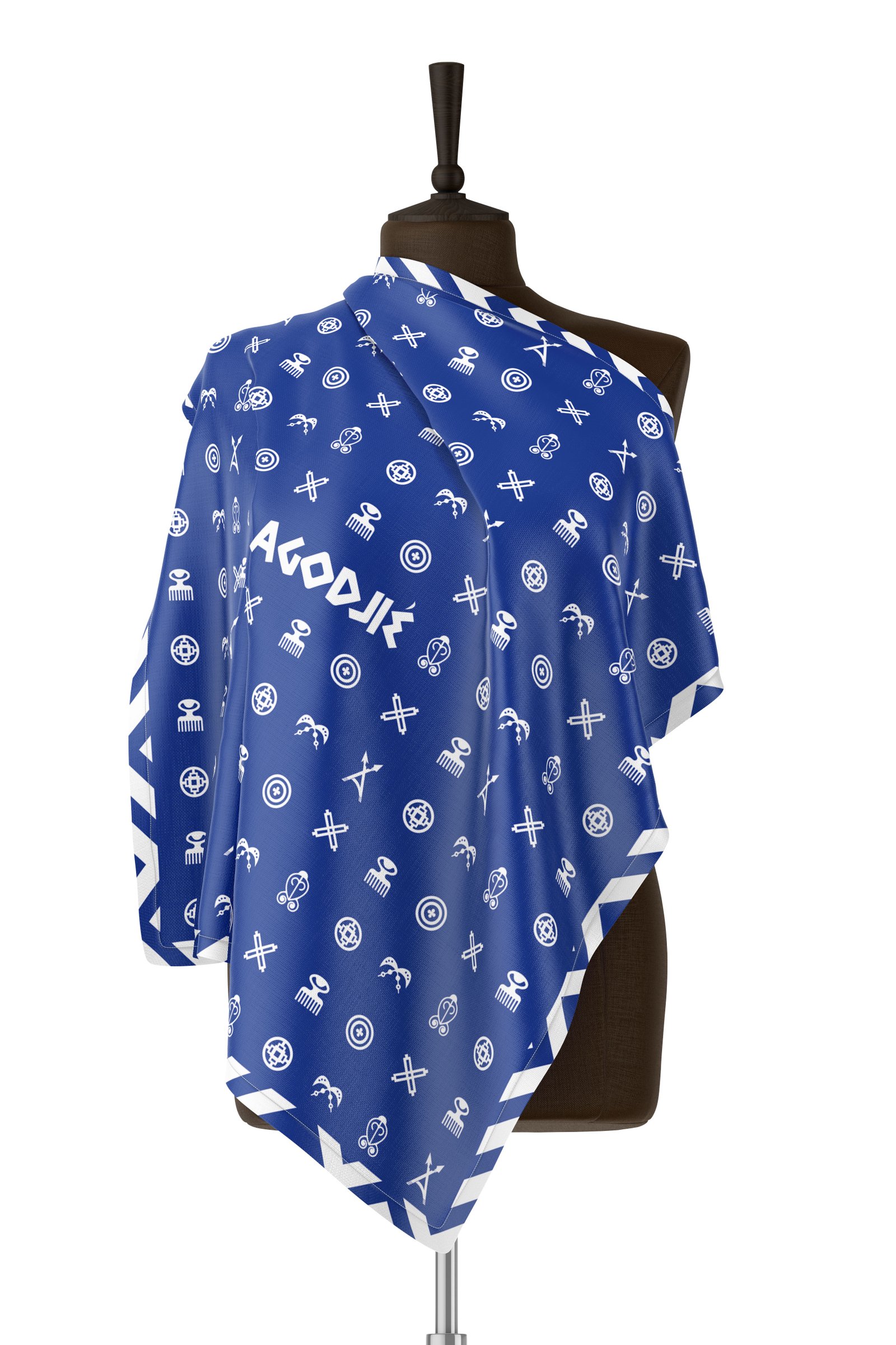 Foulard Agodjié Bleu